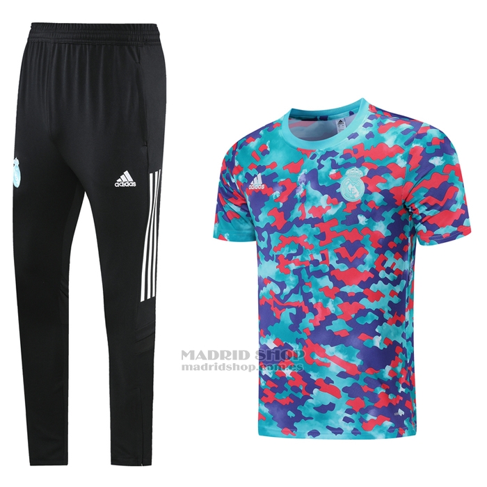 Chandal del Real Madrid Manga Corta 2021-2022 Azul